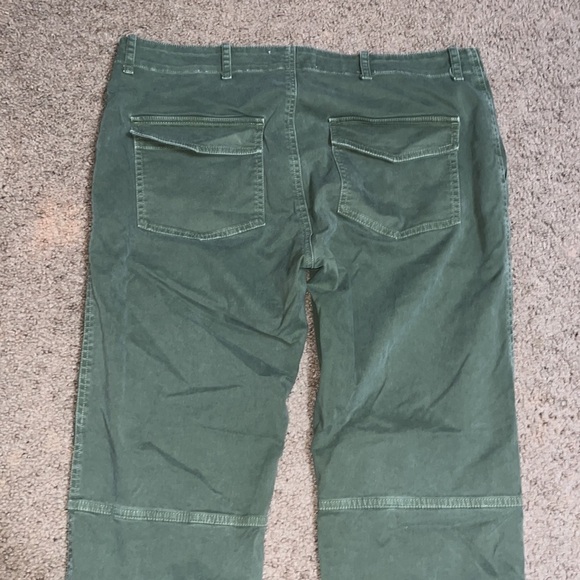 Nili Lotan Military Cropped Pants Camo Green 10 - Picture 7 of 11